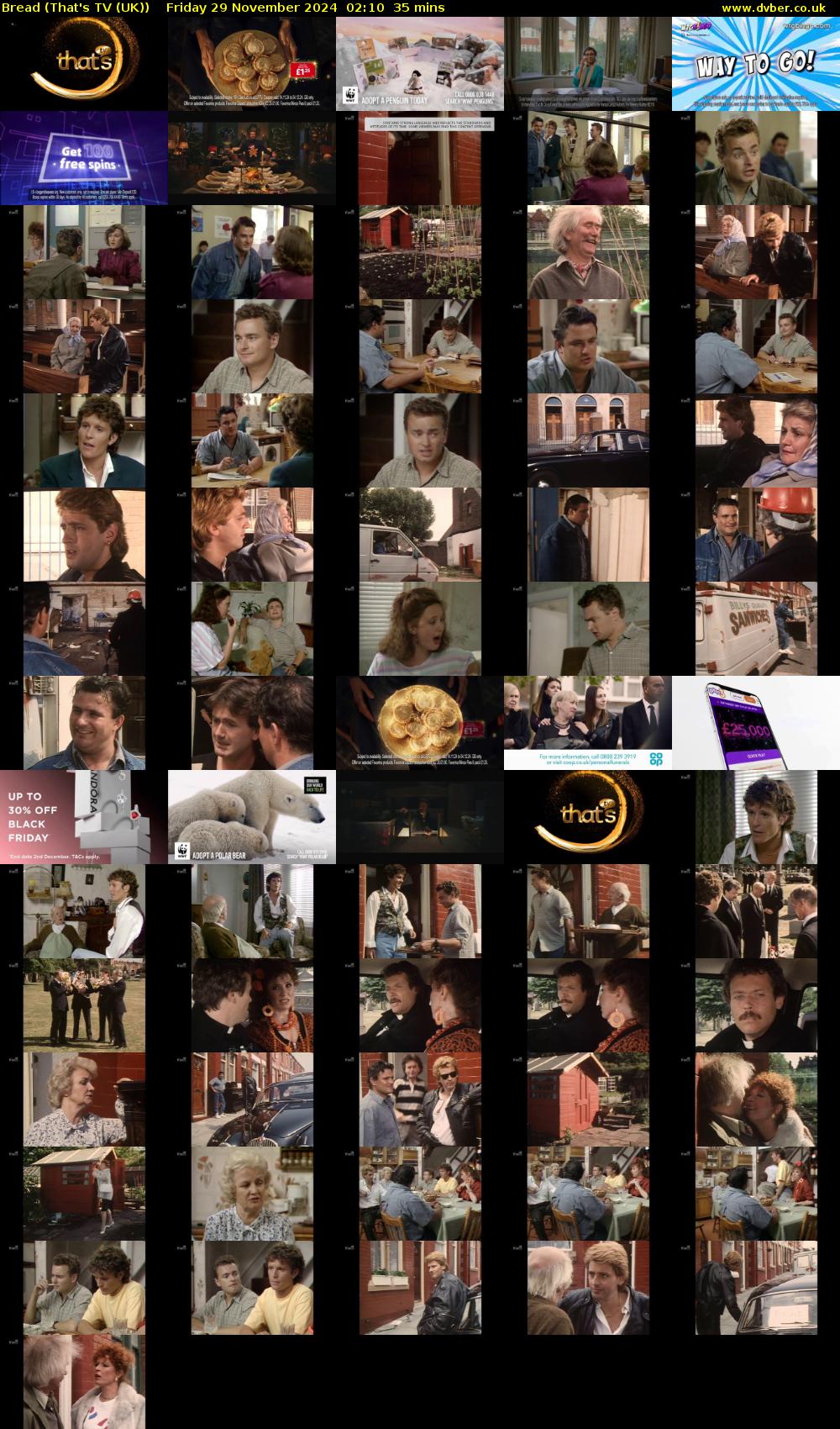 Bread (That's TV (UK)) Friday 29 November 2024 02:10 - 02:45