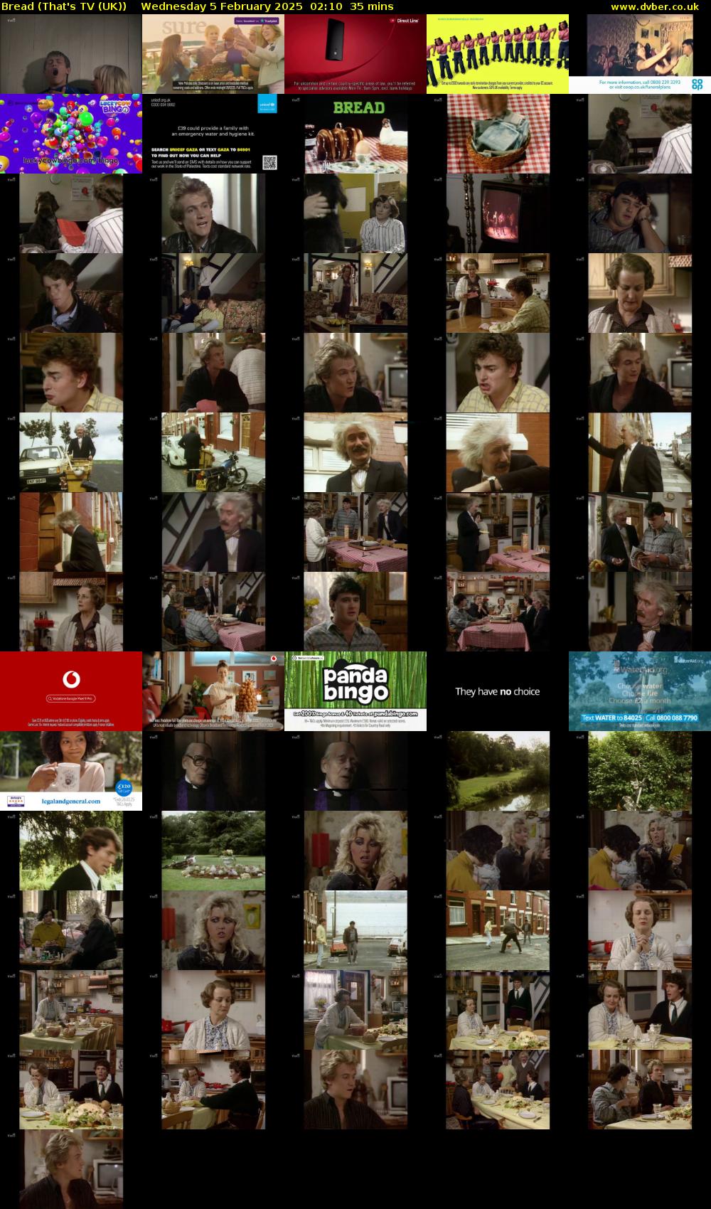 Bread (That's TV (UK)) Wednesday 5 February 2025 02:10 - 02:45
