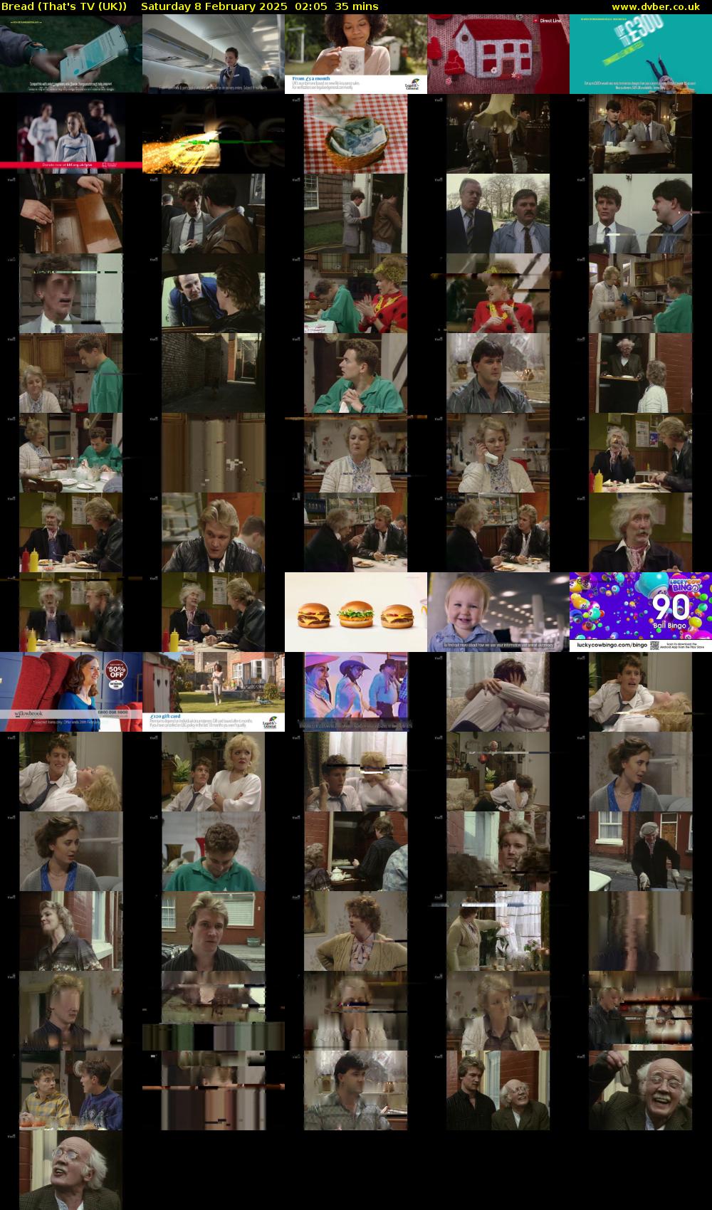 Bread (That's TV (UK)) Saturday 8 February 2025 02:05 - 02:40