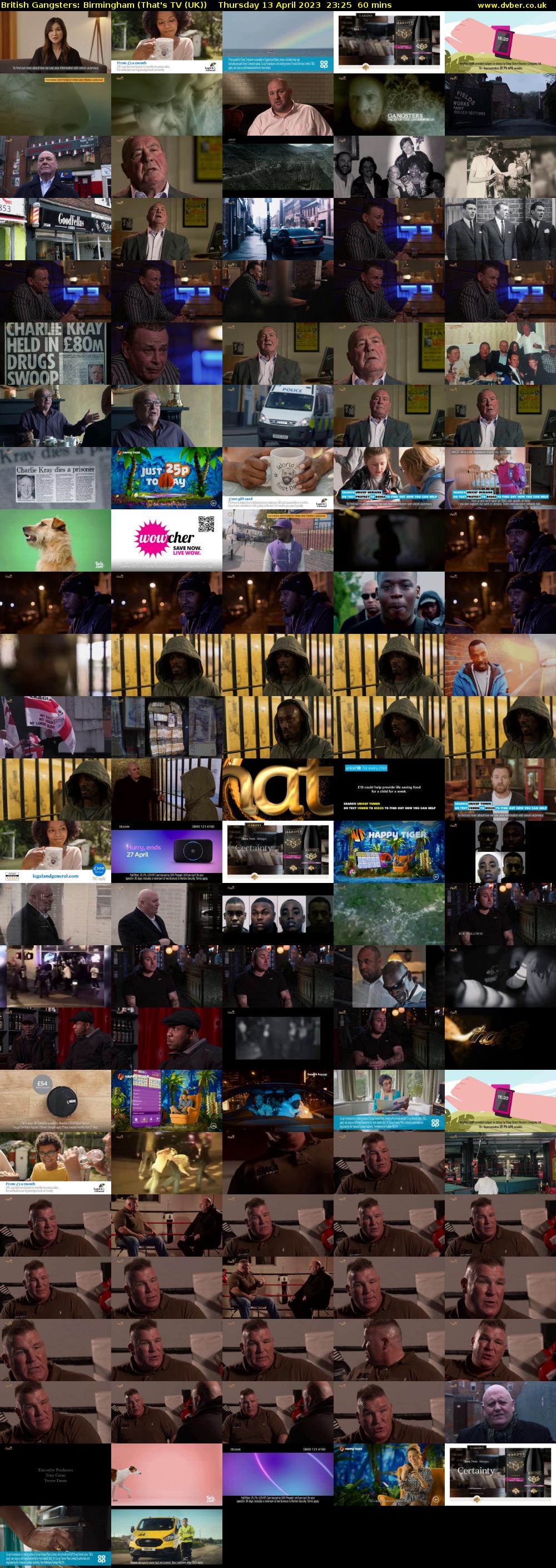 British Gangsters: Birmingham (That's TV (UK)) Thursday 13 April 2023 23:25 - 00:25