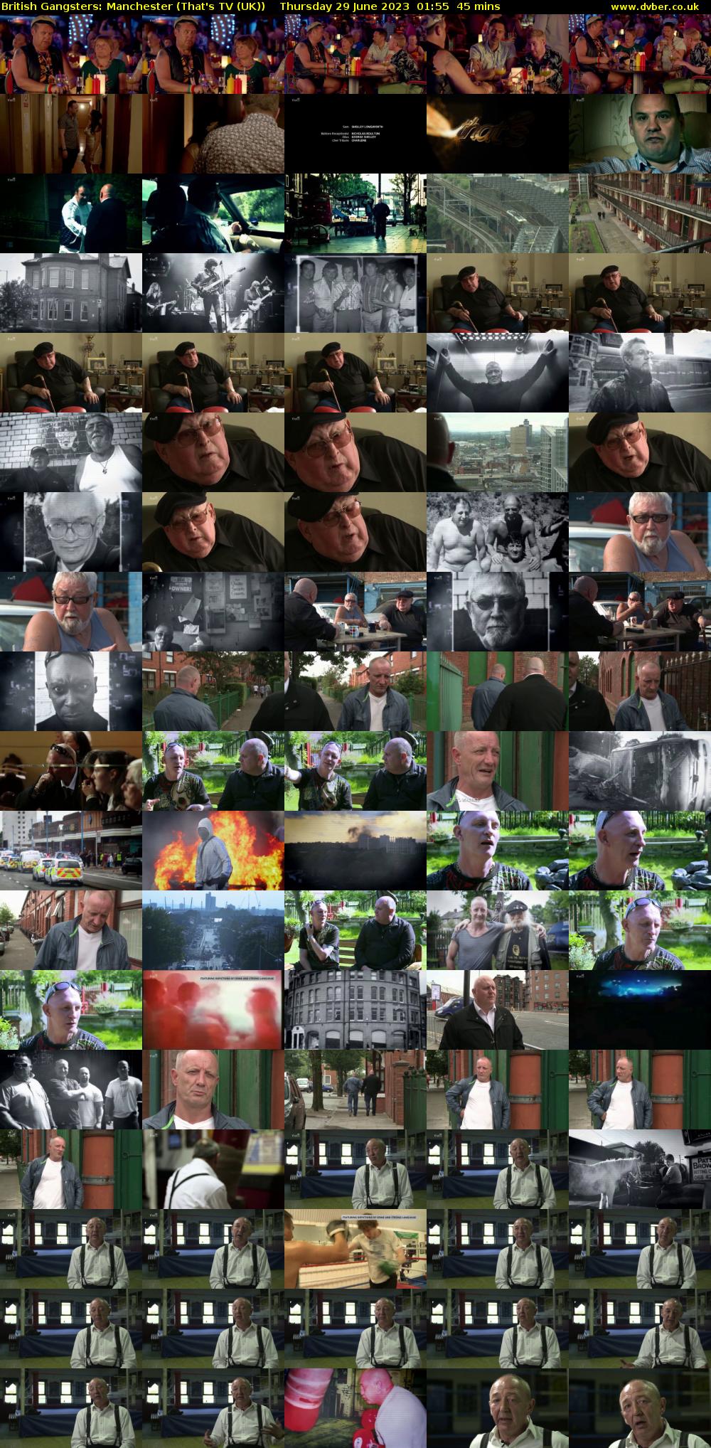 British Gangsters: Manchester (That's TV (UK)) Thursday 29 June 2023 01:55 - 02:40