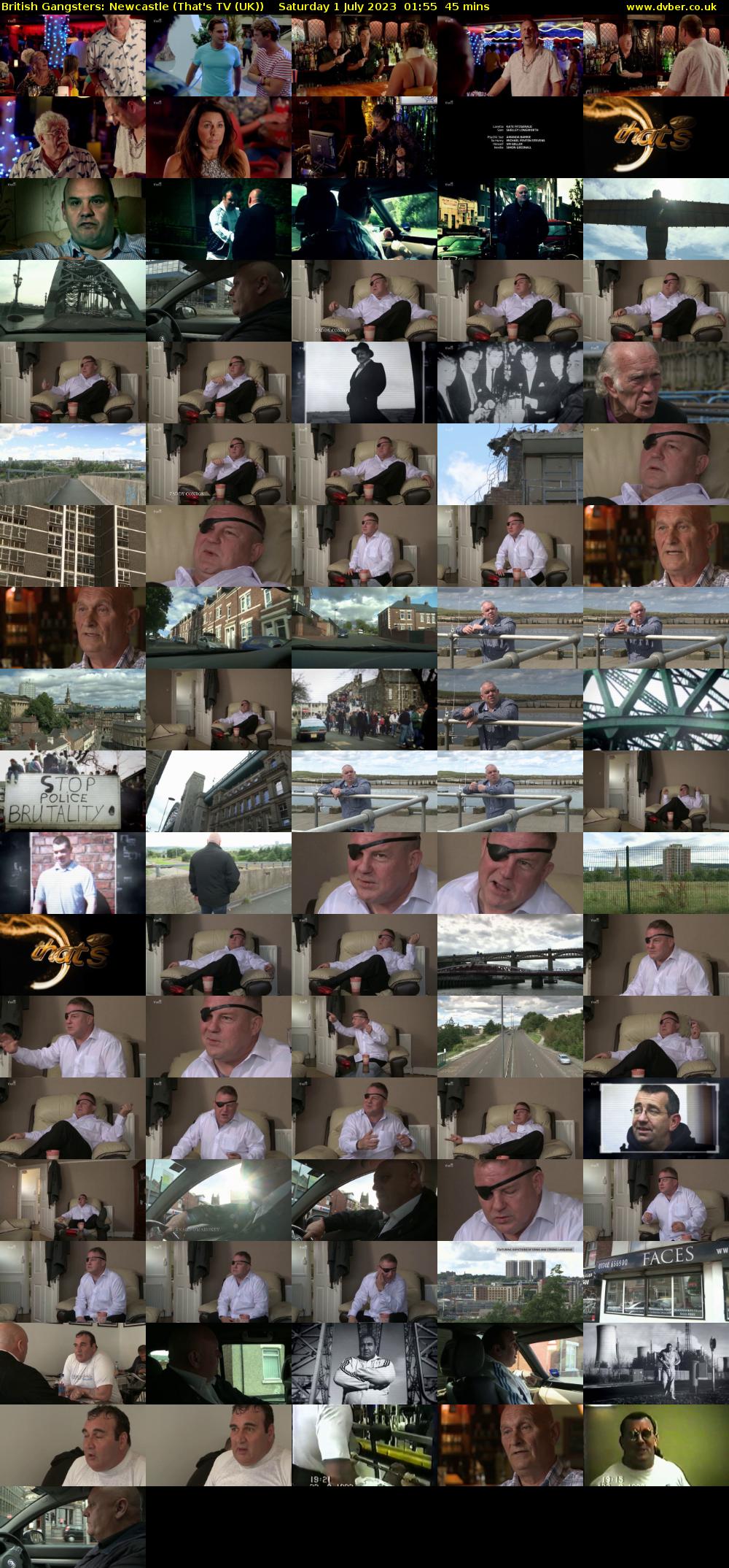 British Gangsters: Newcastle (That's TV (UK)) Saturday 1 July 2023 01:55 - 02:40
