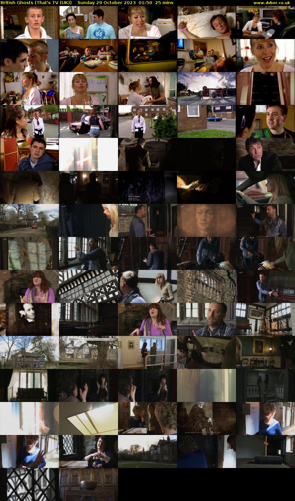 British Ghosts (That's TV (UK)) Sunday 29 October 2023 01:50 - 02:15