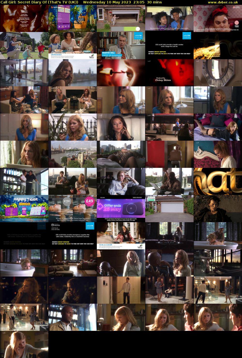 Call Girl: Secret Diary Of (That's TV (UK)) Wednesday 10 May 2023 23:05 - 23:35