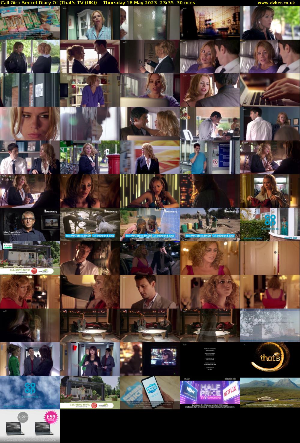 Call Girl: Secret Diary Of (That's TV (UK)) Thursday 18 May 2023 23:35 - 00:05