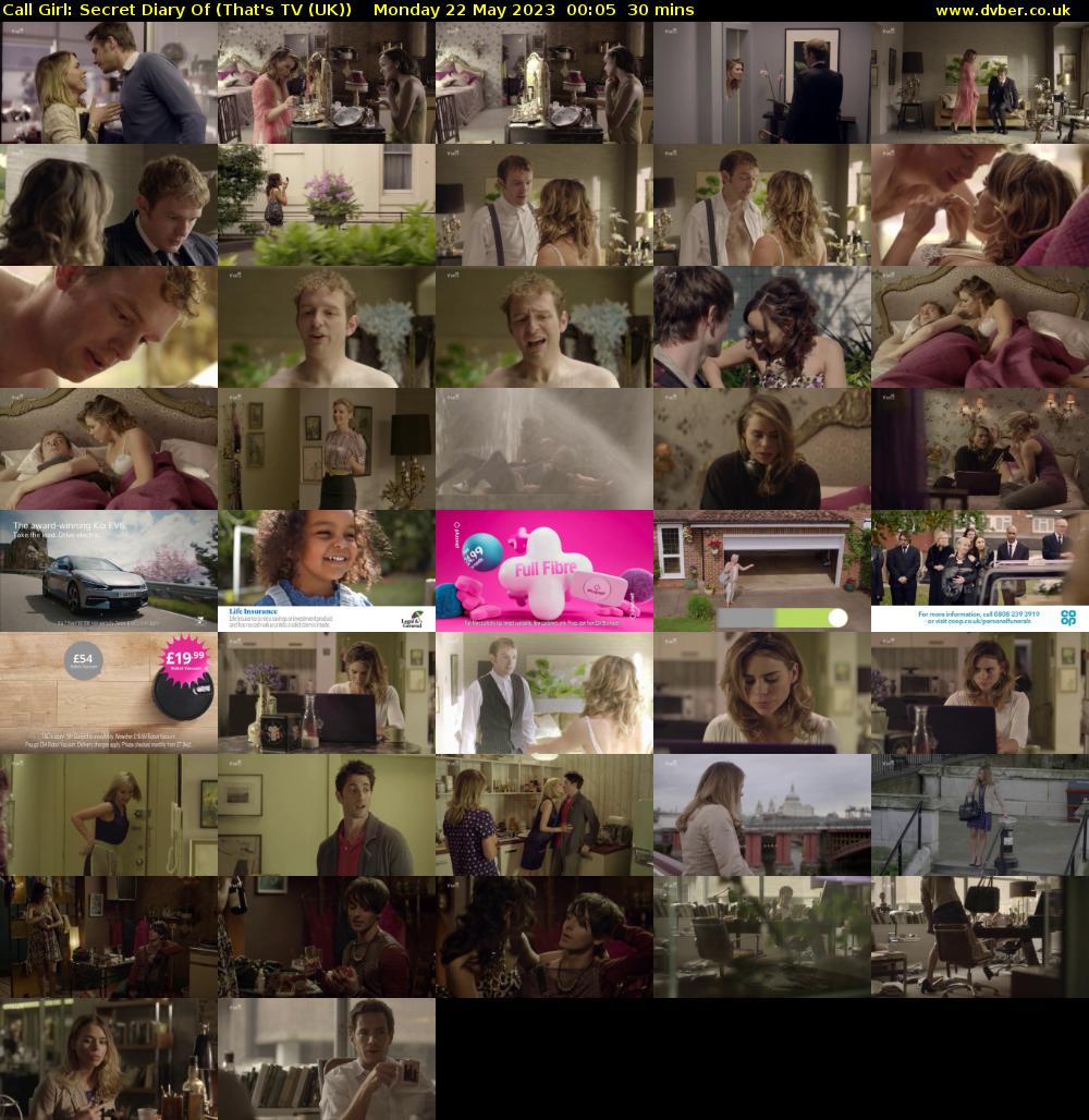 Call Girl: Secret Diary Of (That's TV (UK)) Monday 22 May 2023 00:05 - 00:35