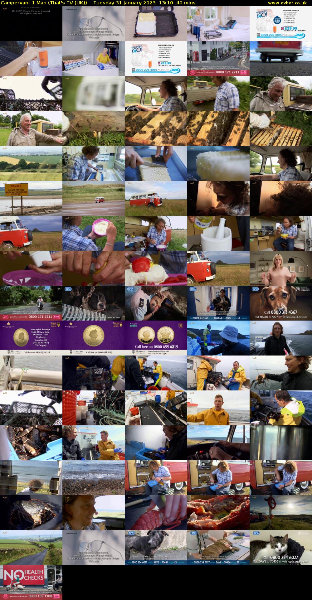 Campervan: 1 Man (That's TV (UK)) Tuesday 31 January 2023 13:10 - 13:50