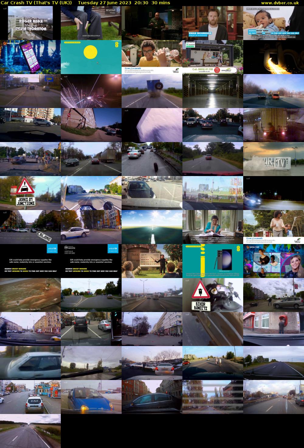 Car Crash TV (That's TV (UK)) Tuesday 27 June 2023 20:30 - 21:00