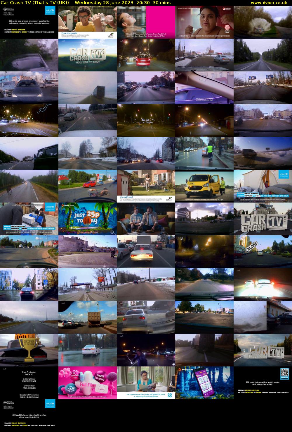 Car Crash TV (That's TV (UK)) Wednesday 28 June 2023 20:30 - 21:00