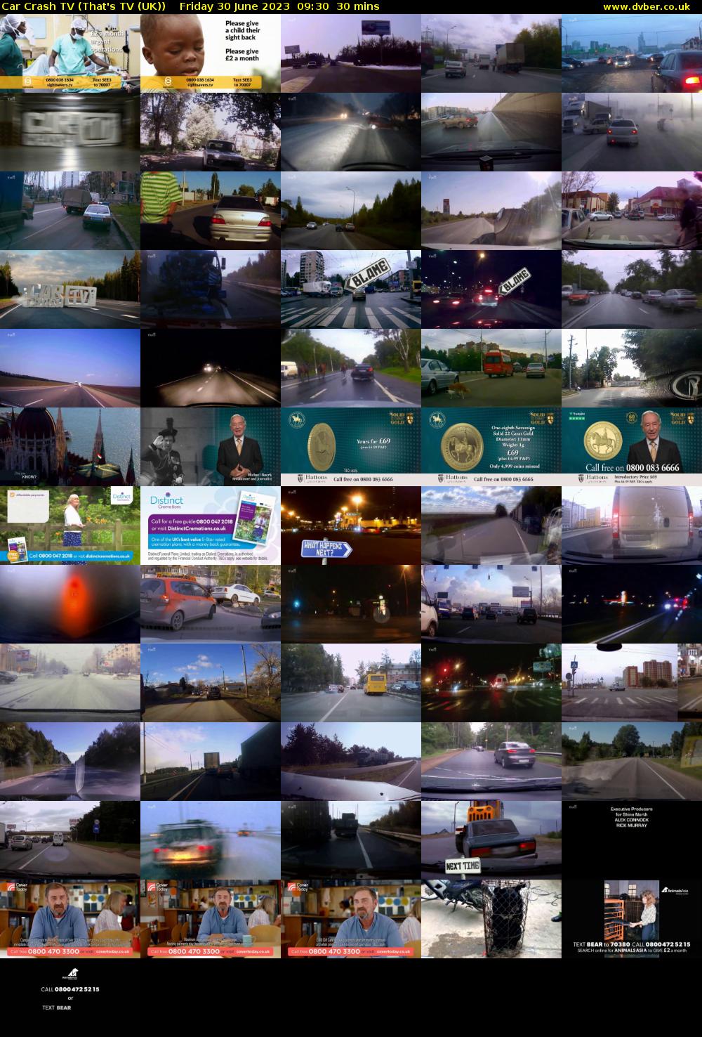 Car Crash TV (That's TV (UK)) Friday 30 June 2023 09:30 - 10:00