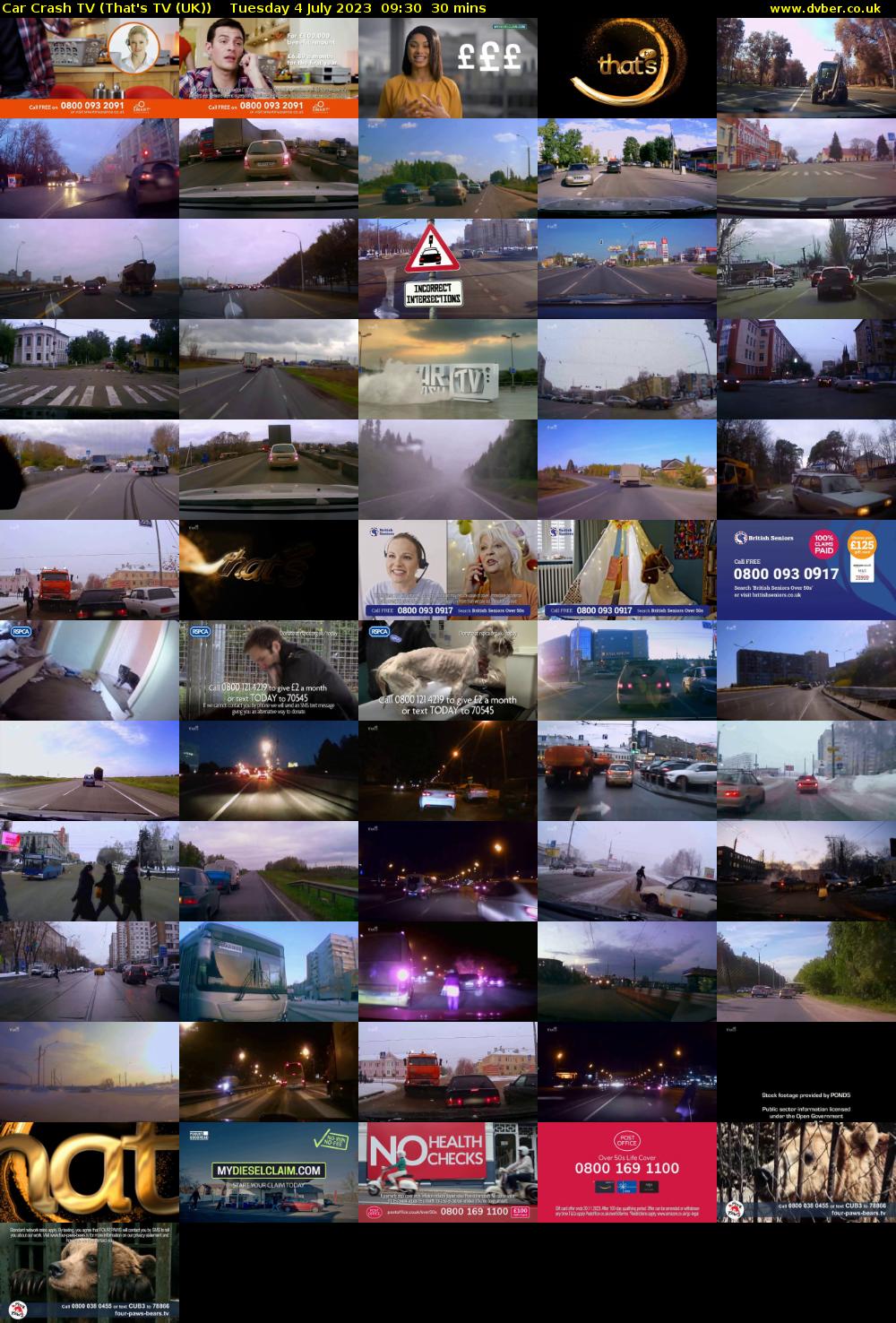 Car Crash TV (That's TV (UK)) Tuesday 4 July 2023 09:30 - 10:00