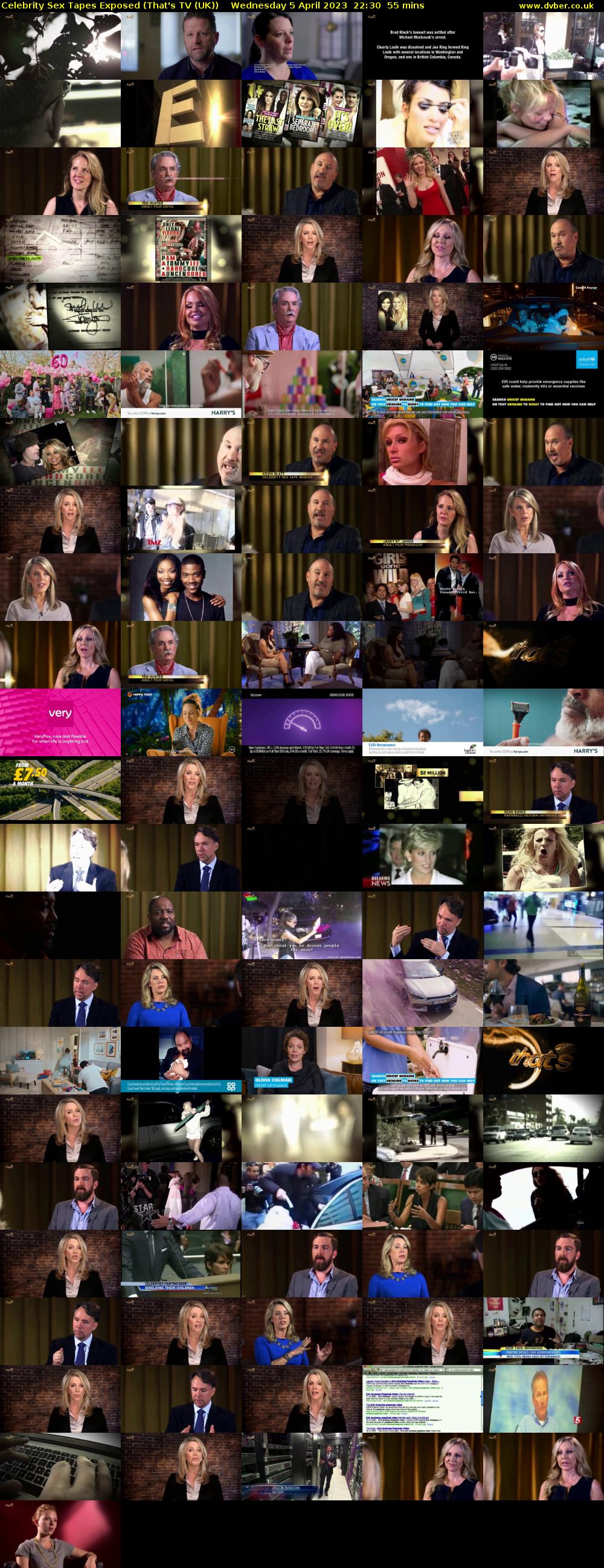 Celebrity Sex Tapes Exposed (That's TV (UK)) Wednesday 5 April 2023 22:30 - 23:25