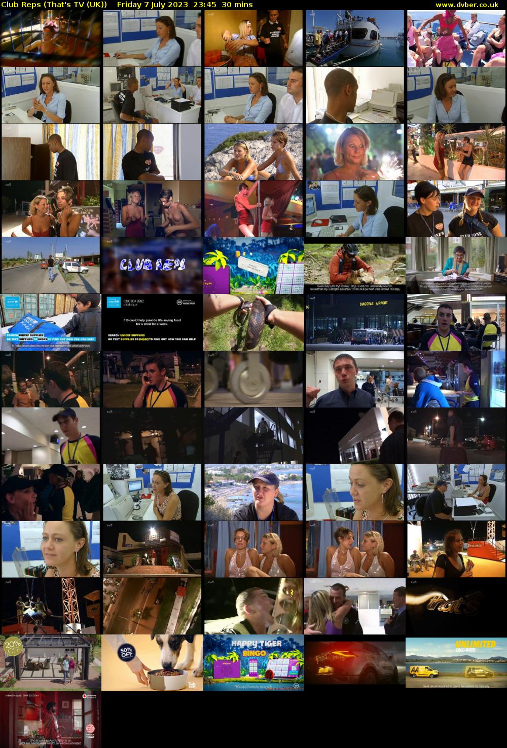 Club Reps (That's TV (UK)) Friday 7 July 2023 23:45 - 00:15