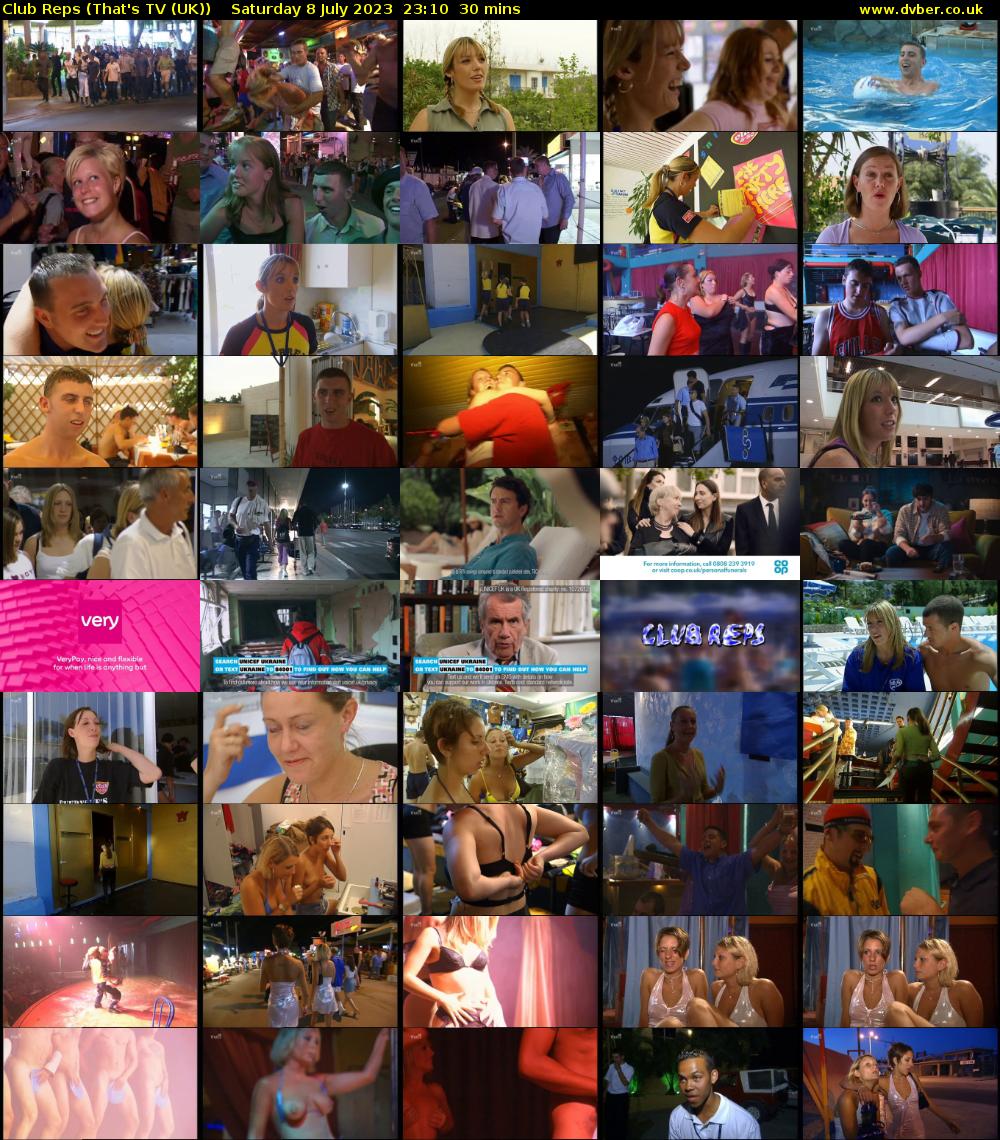 Club Reps (That's TV (UK)) Saturday 8 July 2023 23:10 - 23:40