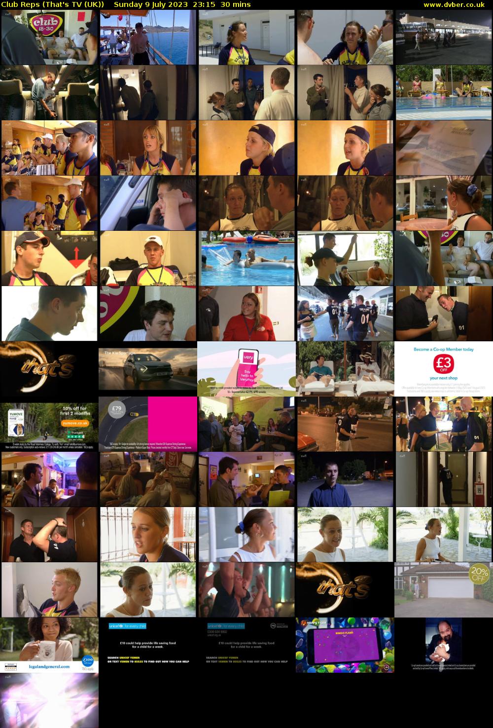 Club Reps (That's TV (UK)) Sunday 9 July 2023 23:15 - 23:45