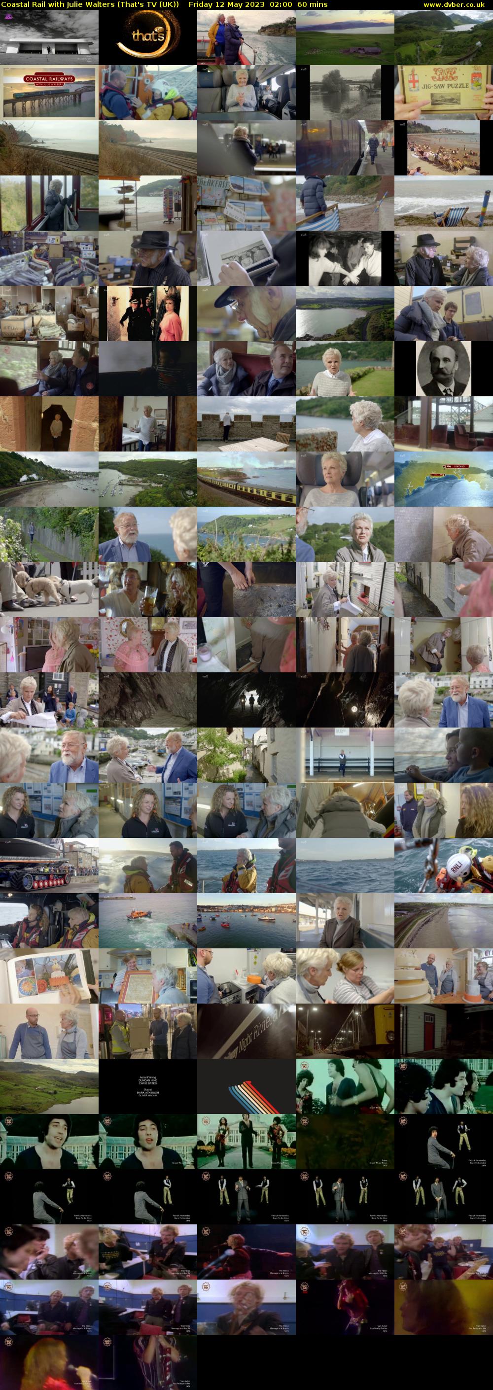 Coastal Rail with Julie Walters (That's TV (UK)) Friday 12 May 2023 02:00 - 03:00