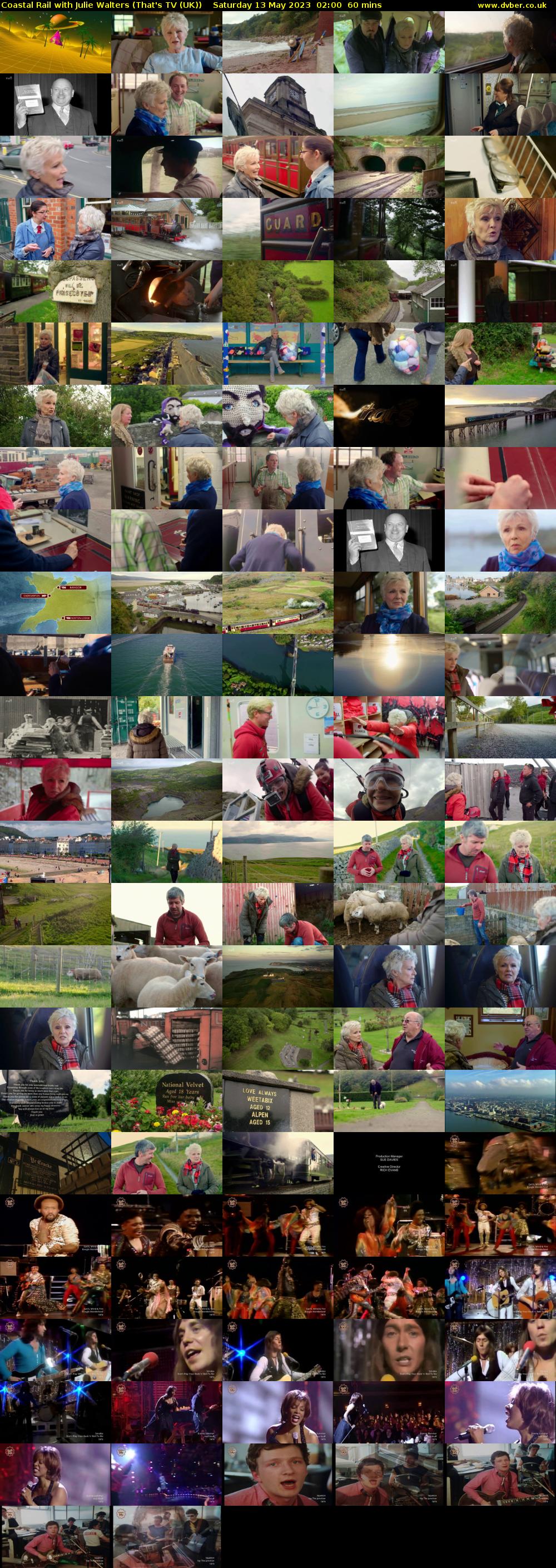 Coastal Rail with Julie Walters (That's TV (UK)) Saturday 13 May 2023 02:00 - 03:00