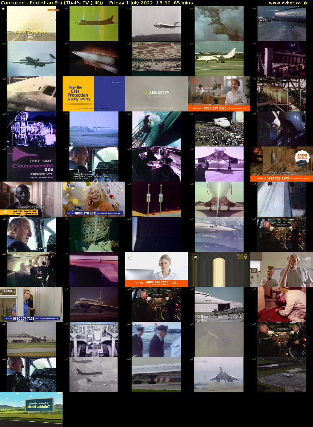 Concorde - End of an Era (That's TV (UK)) Friday 1 July 2022 13:00 - 14:05