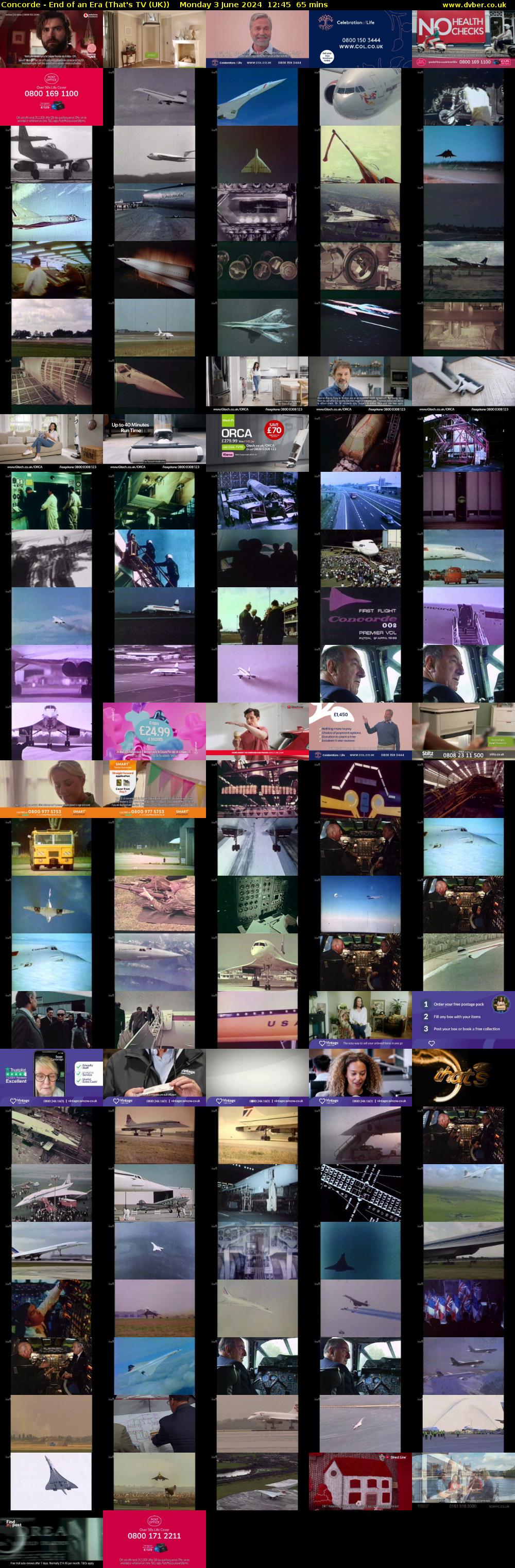 Concorde - End of an Era (That's TV (UK)) Monday 3 June 2024 12:45 - 13:50