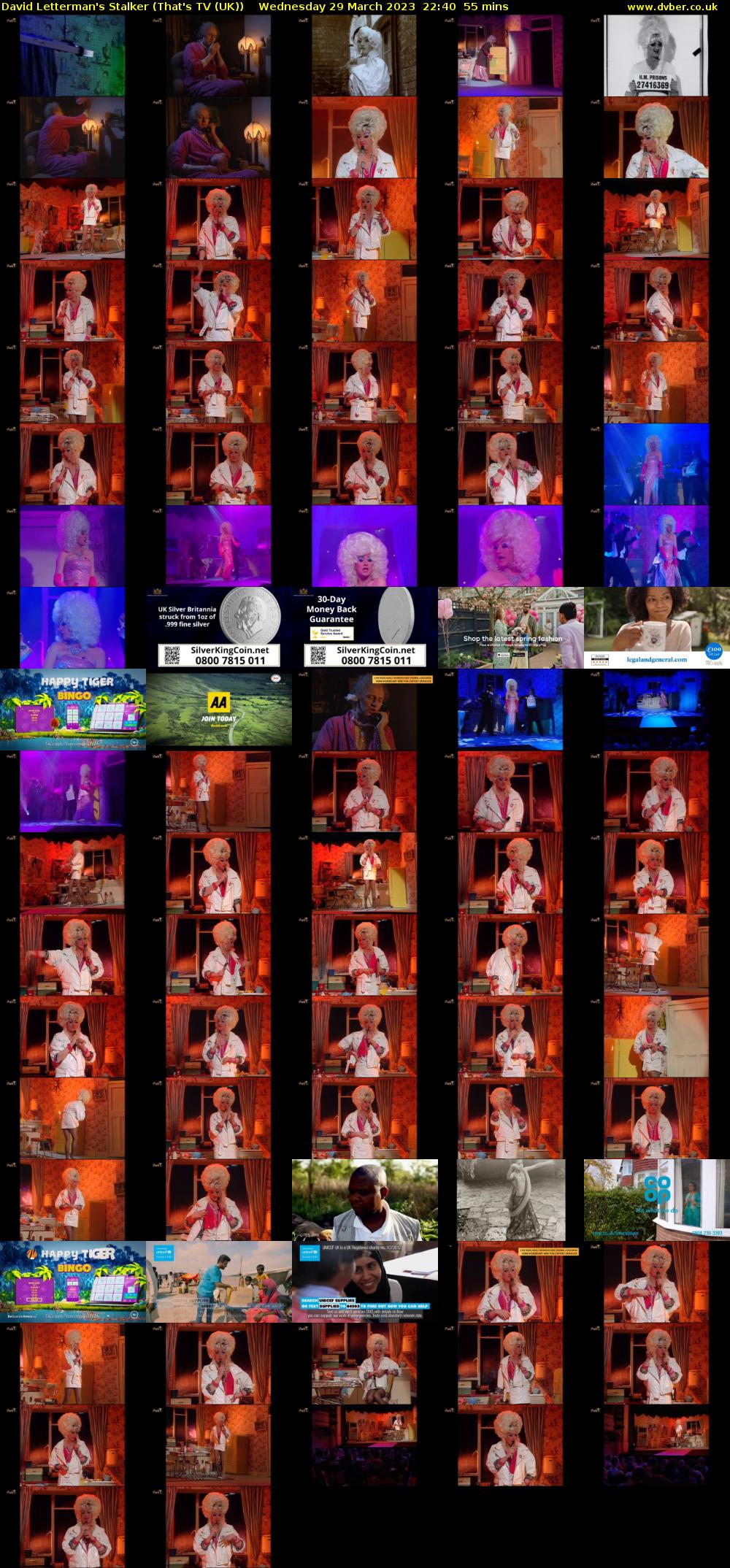 David Letterman's Stalker (That's TV (UK)) Wednesday 29 March 2023 22:40 - 23:35
