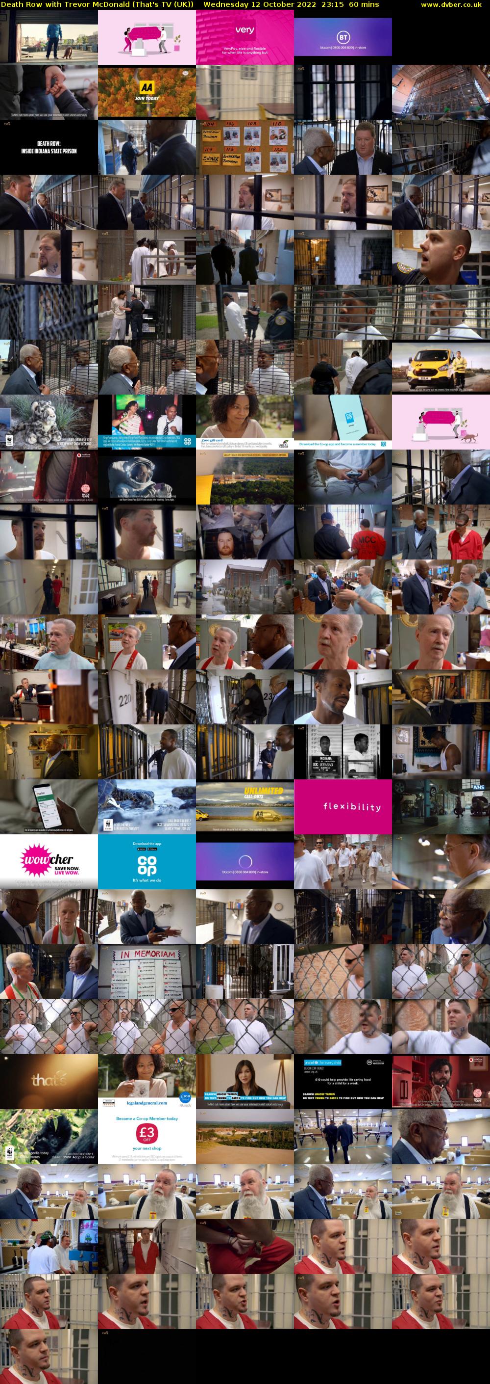 Death Row with Trevor McDonald (That's TV (UK)) Wednesday 12 October 2022 23:15 - 00:15