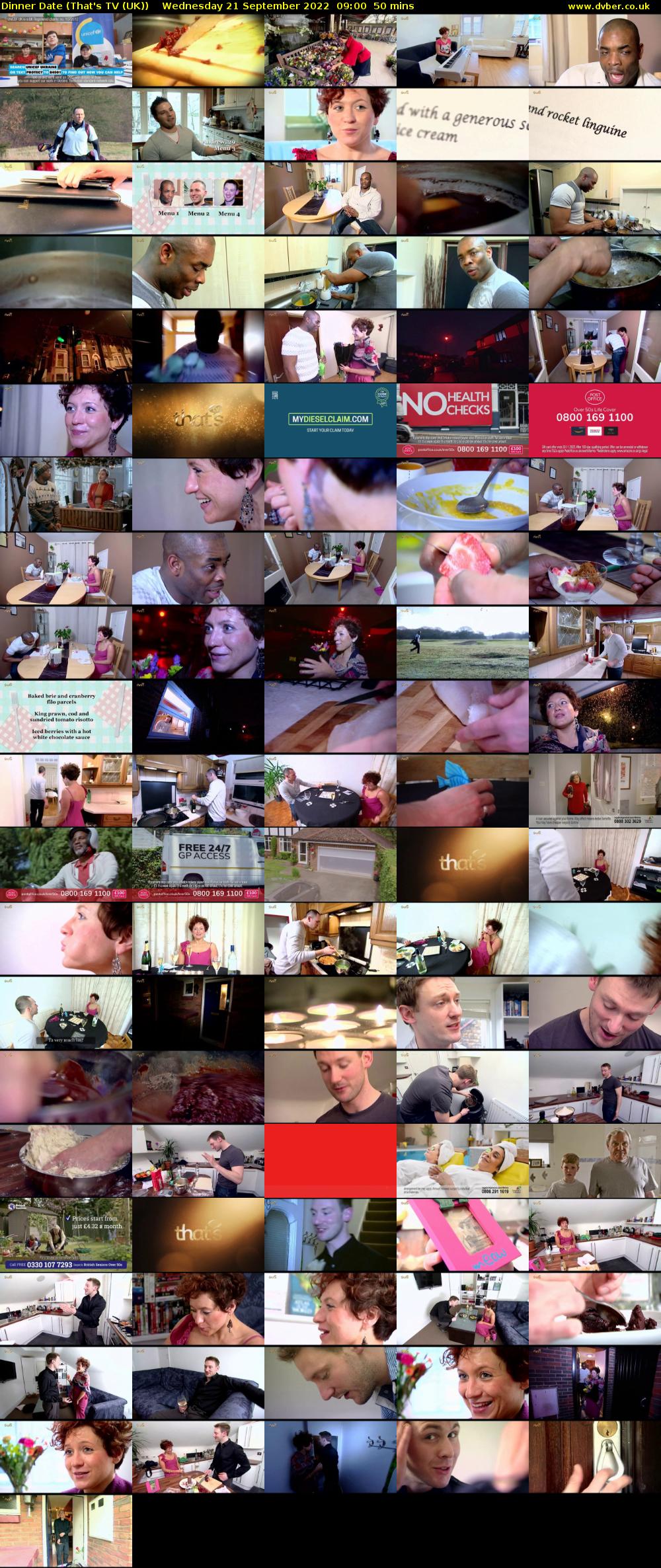 Dinner Date (That's TV (UK)) Wednesday 21 September 2022 09:00 - 09:50