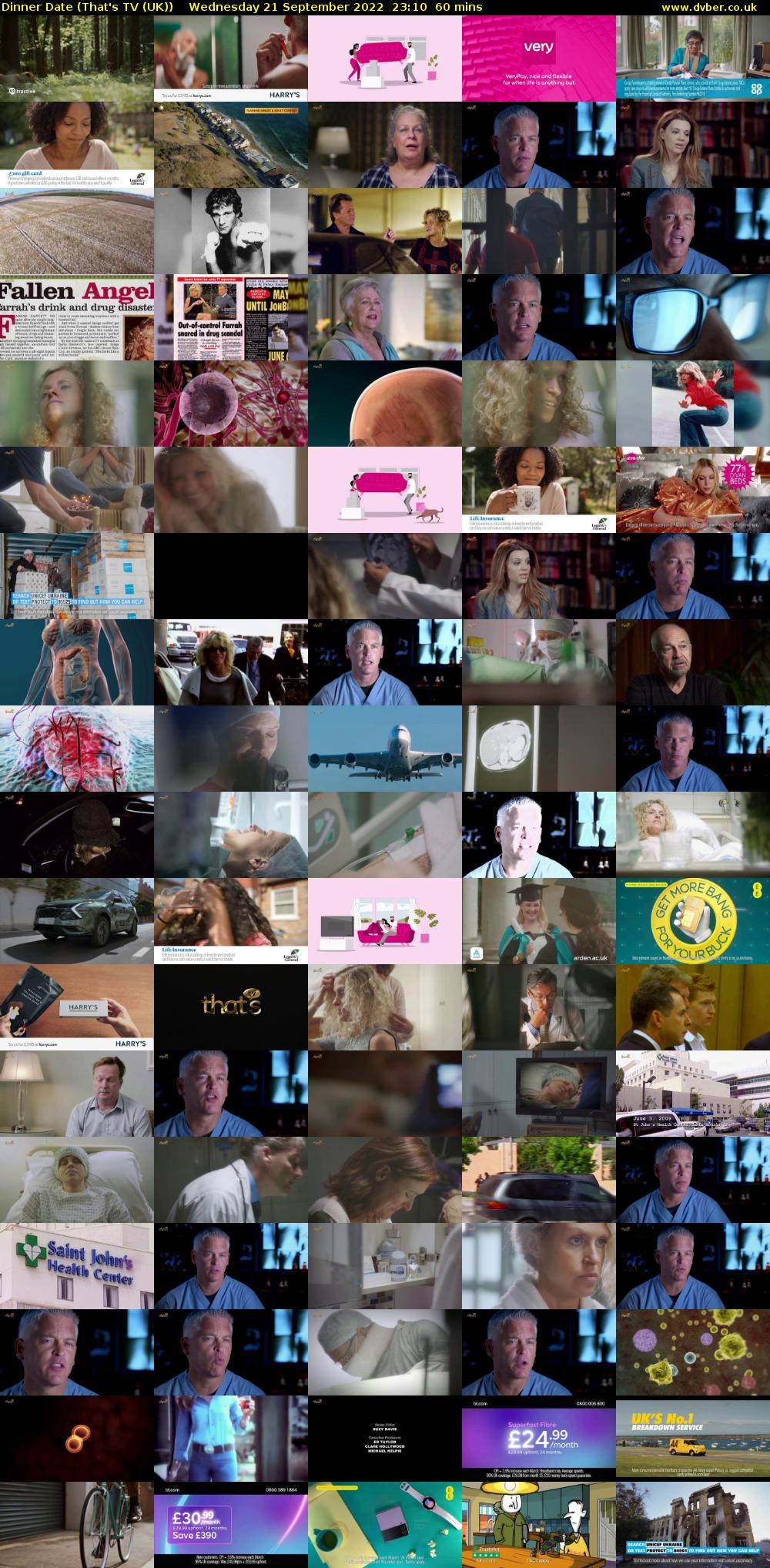 Dinner Date (That's TV (UK)) Wednesday 21 September 2022 23:10 - 00:10