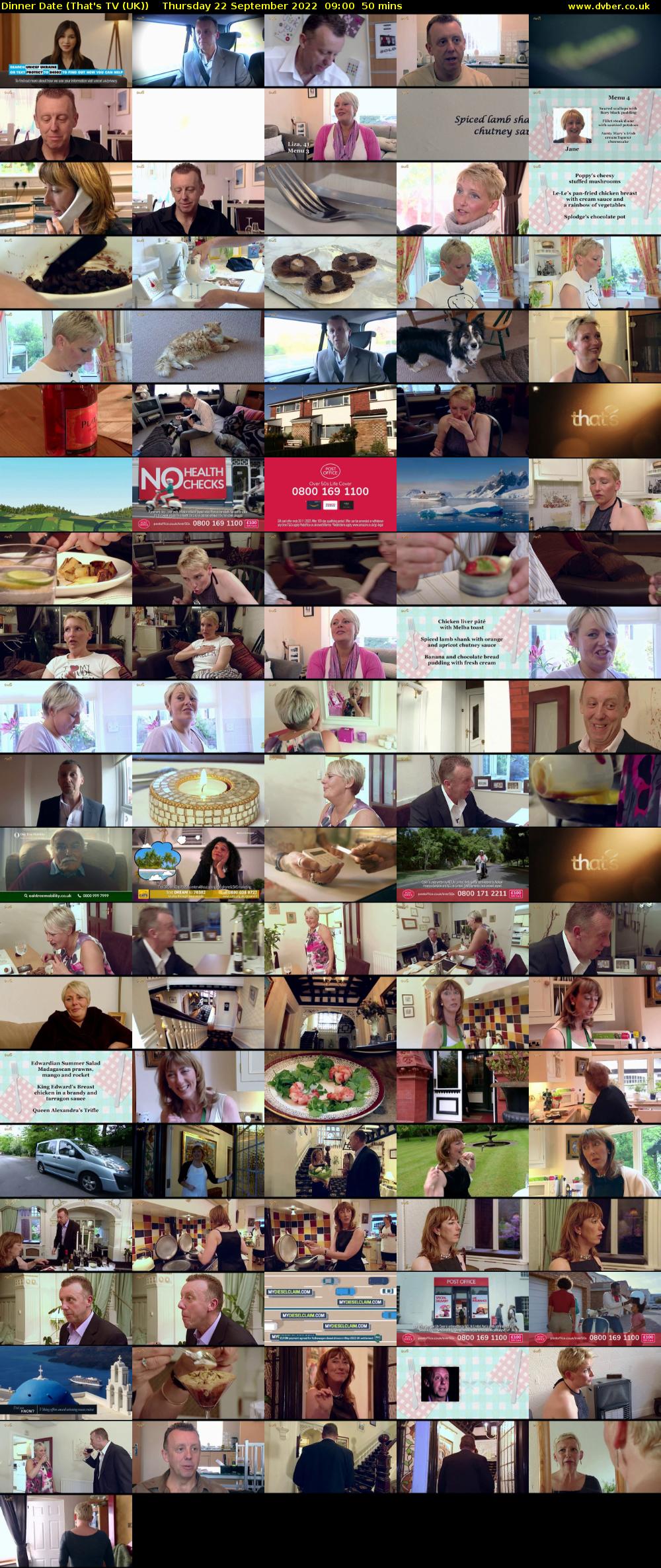 Dinner Date (That's TV (UK)) Thursday 22 September 2022 09:00 - 09:50