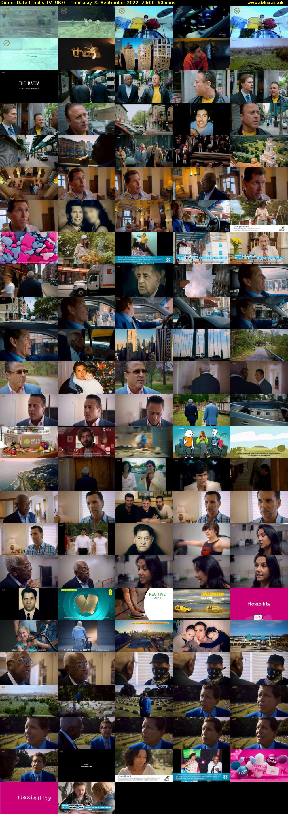 Dinner Date (That's TV (UK)) Thursday 22 September 2022 20:00 - 21:00