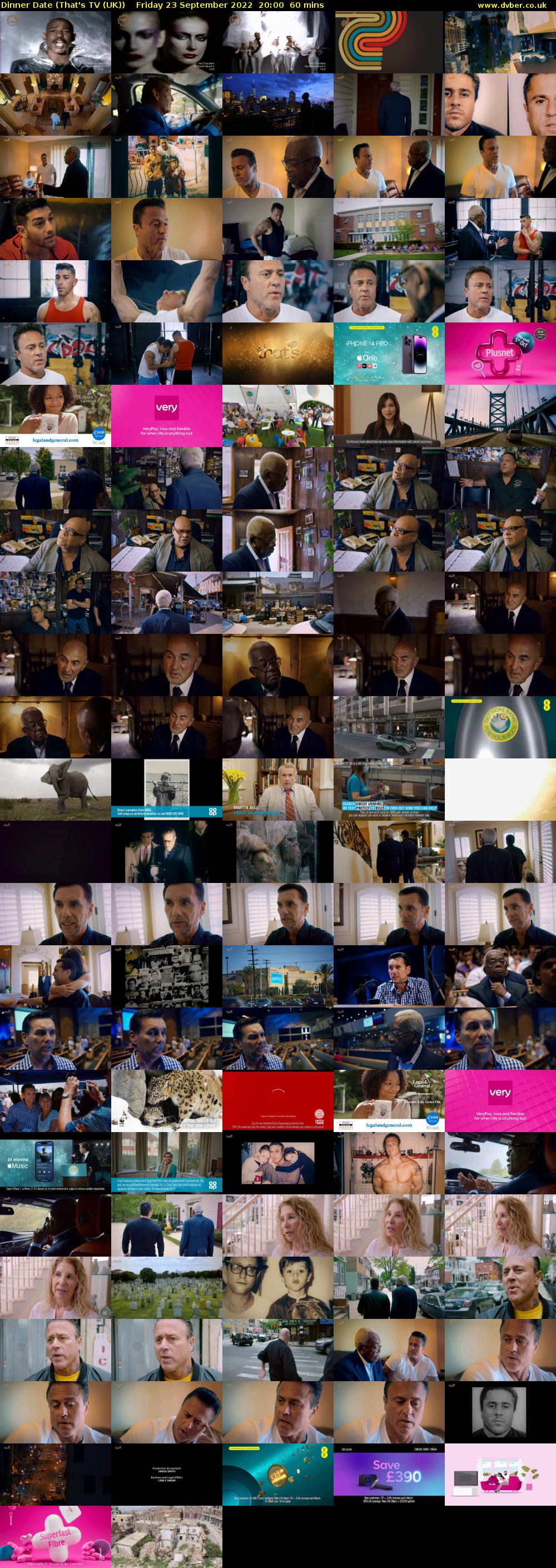 Dinner Date (That's TV (UK)) Friday 23 September 2022 20:00 - 21:00