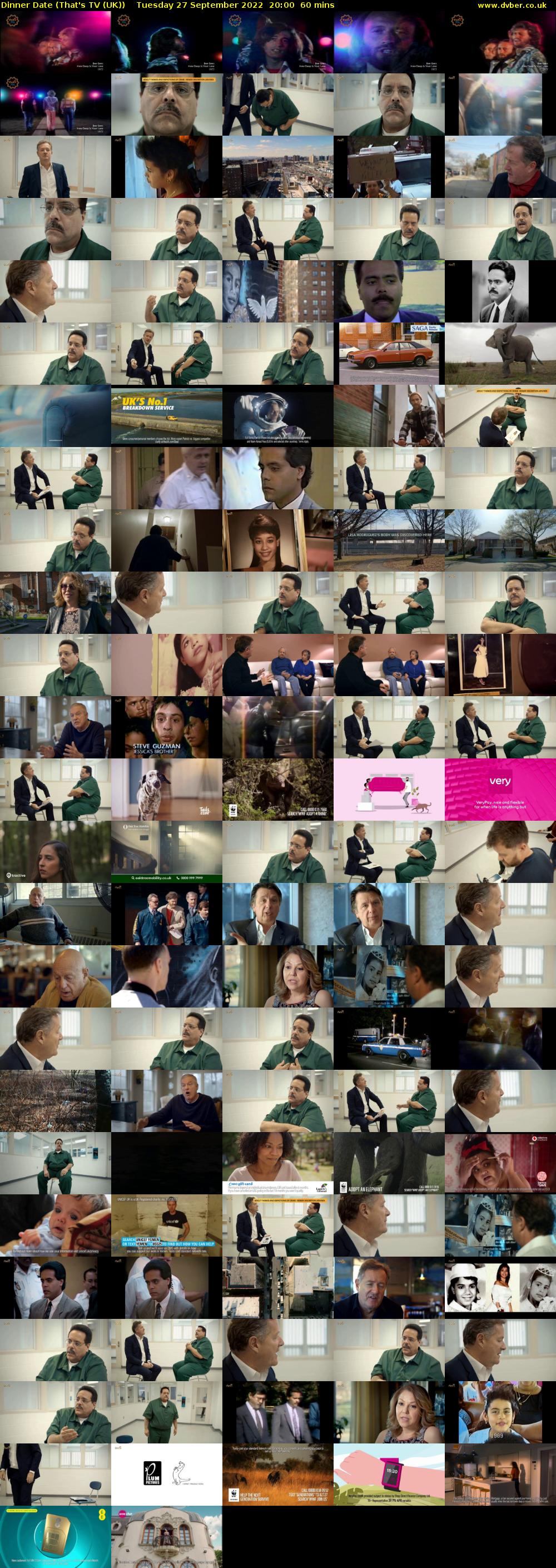 Dinner Date (That's TV (UK)) Tuesday 27 September 2022 20:00 - 21:00