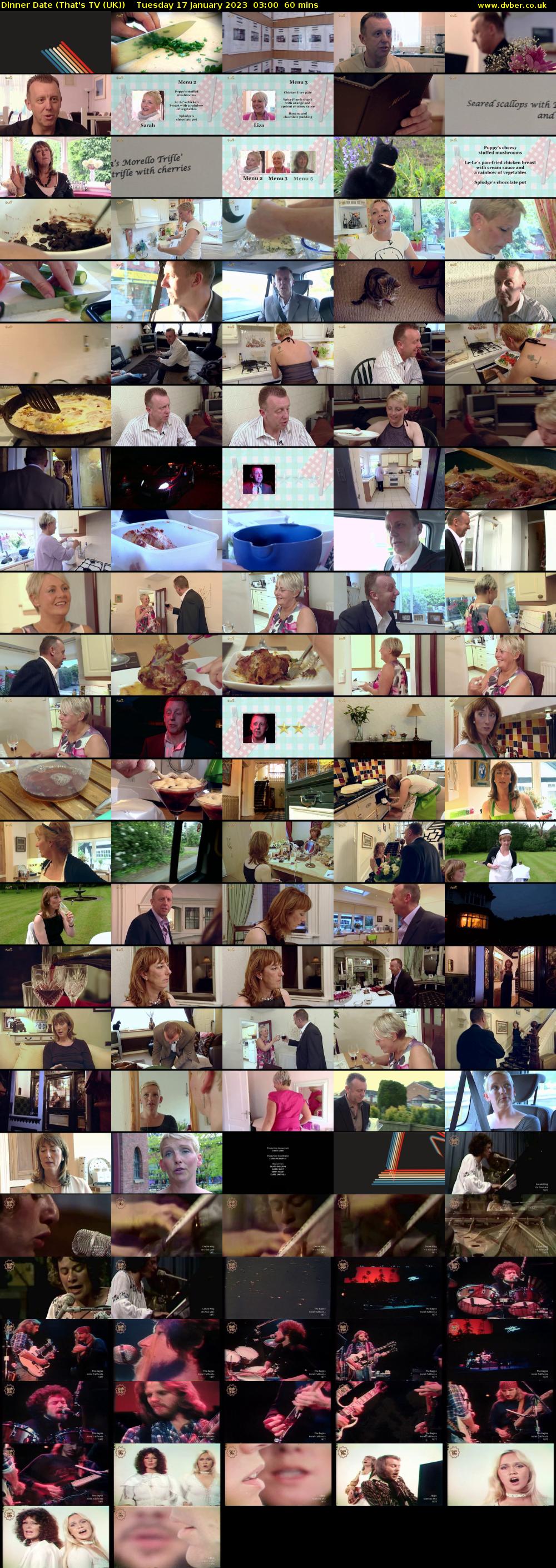 Dinner Date (That's TV (UK)) Tuesday 17 January 2023 03:00 - 04:00