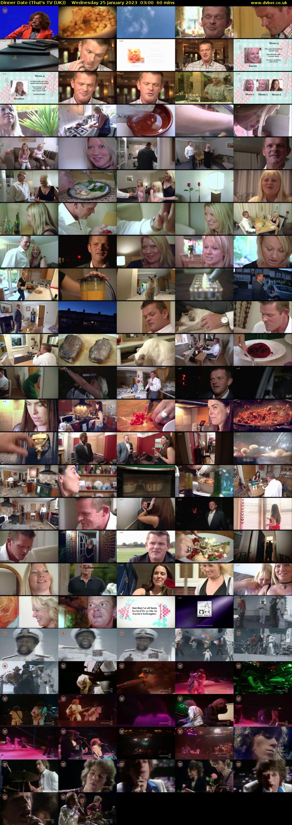 Dinner Date (That's TV (UK)) Wednesday 25 January 2023 03:00 - 04:00