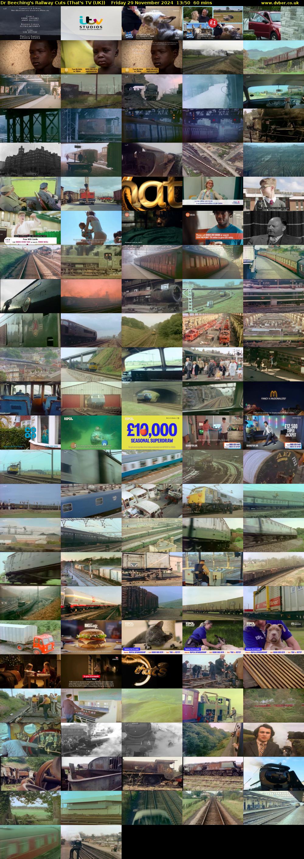 Dr Beeching's Railway Cuts (That's TV (UK)) Friday 29 November 2024 13:50 - 14:50