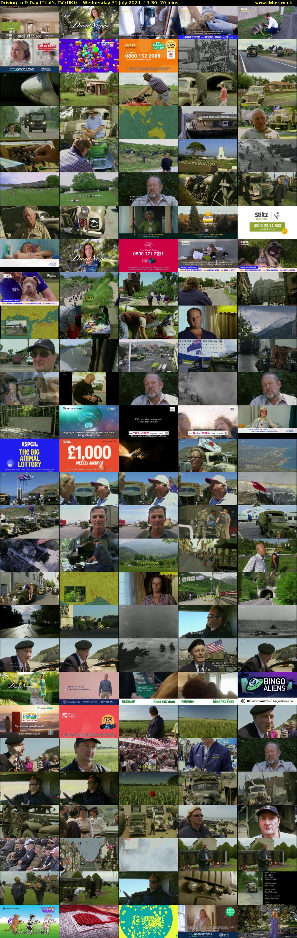 Driving to D-Day (That's TV (UK)) Wednesday 31 July 2024 15:30 - 16:40