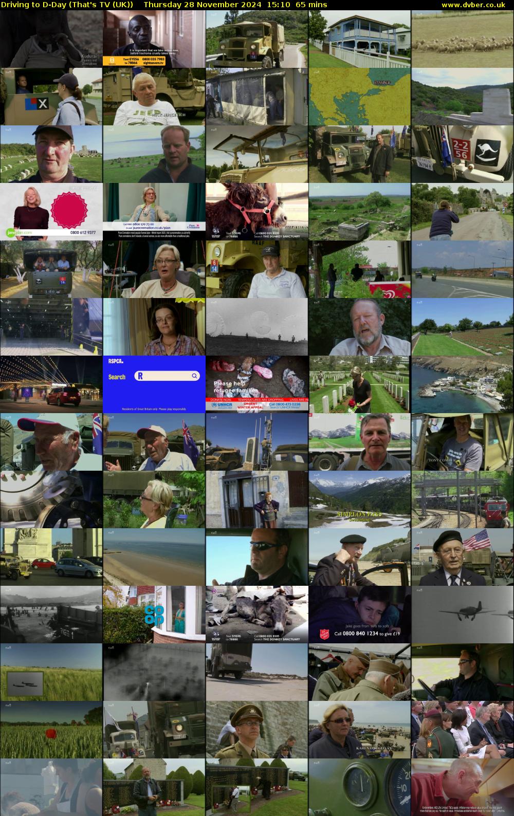 Driving to D-Day (That's TV (UK)) Thursday 28 November 2024 15:10 - 16:15