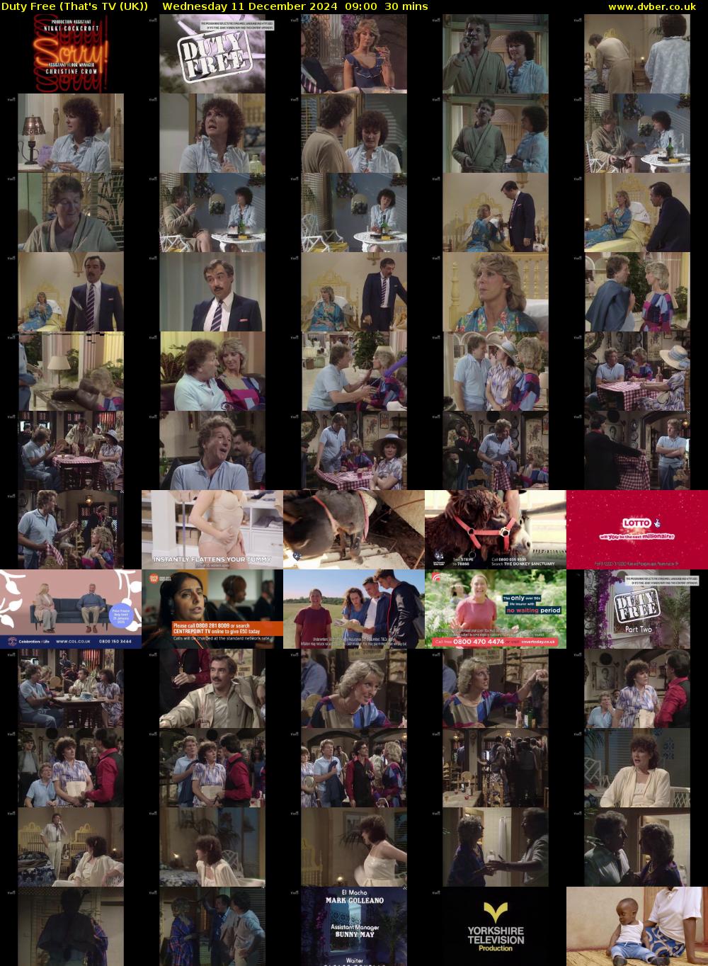 Duty Free (That's TV (UK)) Wednesday 11 December 2024 09:00 - 09:30