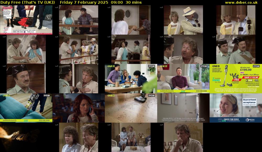 Duty Free (That's TV (UK)) Friday 7 February 2025 09:00 - 09:30