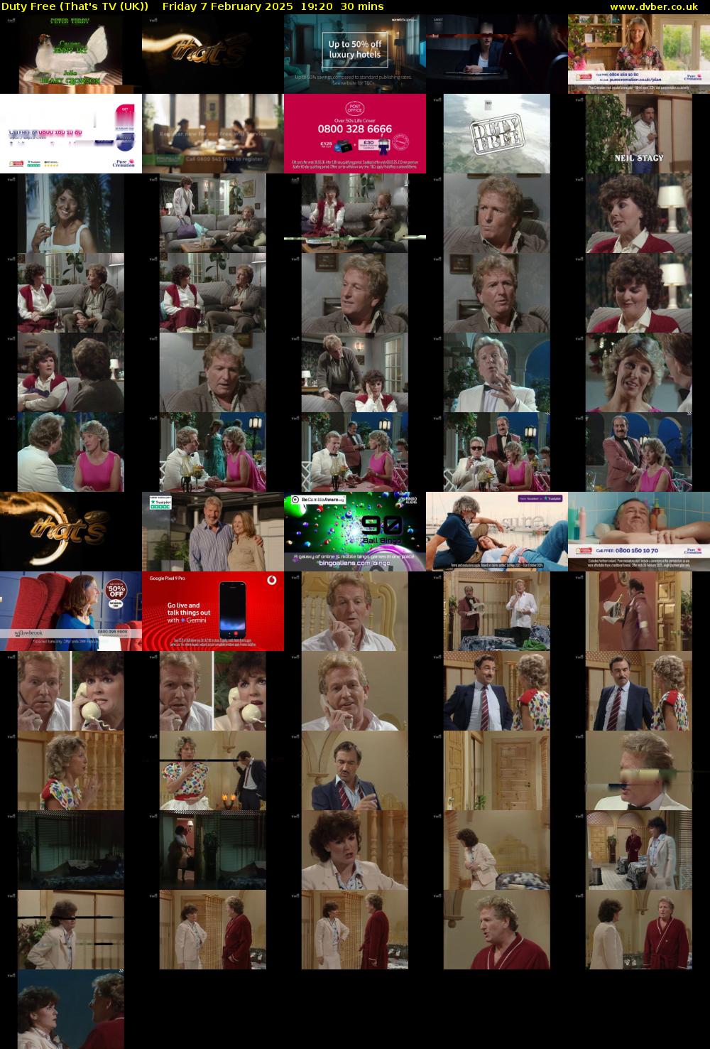 Duty Free (That's TV (UK)) Friday 7 February 2025 19:20 - 19:50
