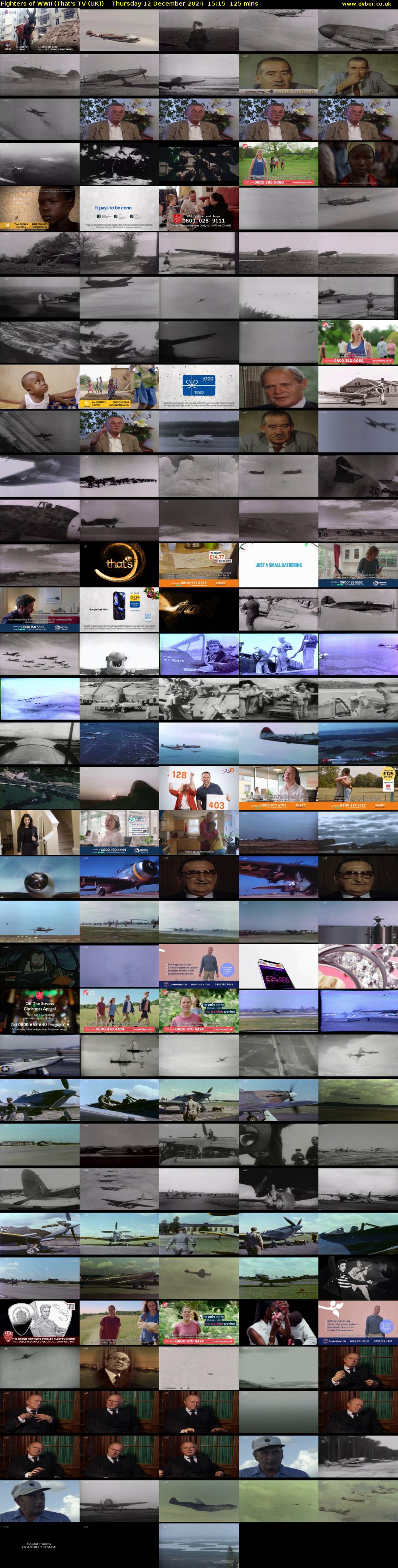 Fighters of WWII (That's TV (UK)) Thursday 12 December 2024 15:15 - 17:20