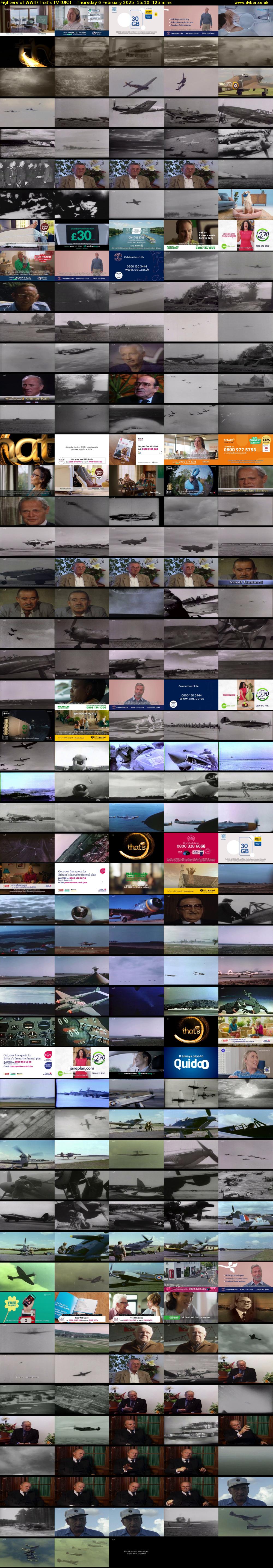 Fighters of WWII (That's TV (UK)) Thursday 6 February 2025 15:10 - 17:15