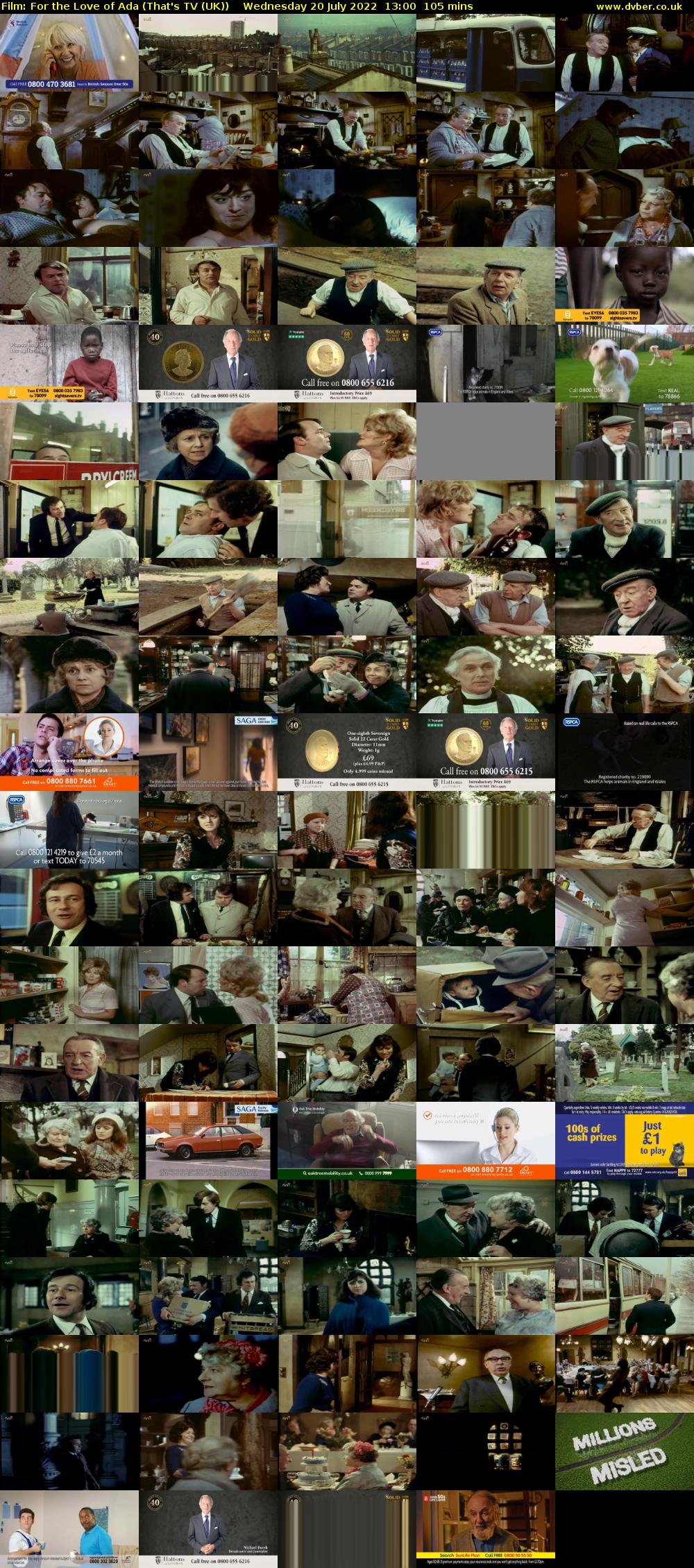 Film: For the Love of Ada (That's TV (UK)) Wednesday 20 July 2022 13:00 - 14:45
