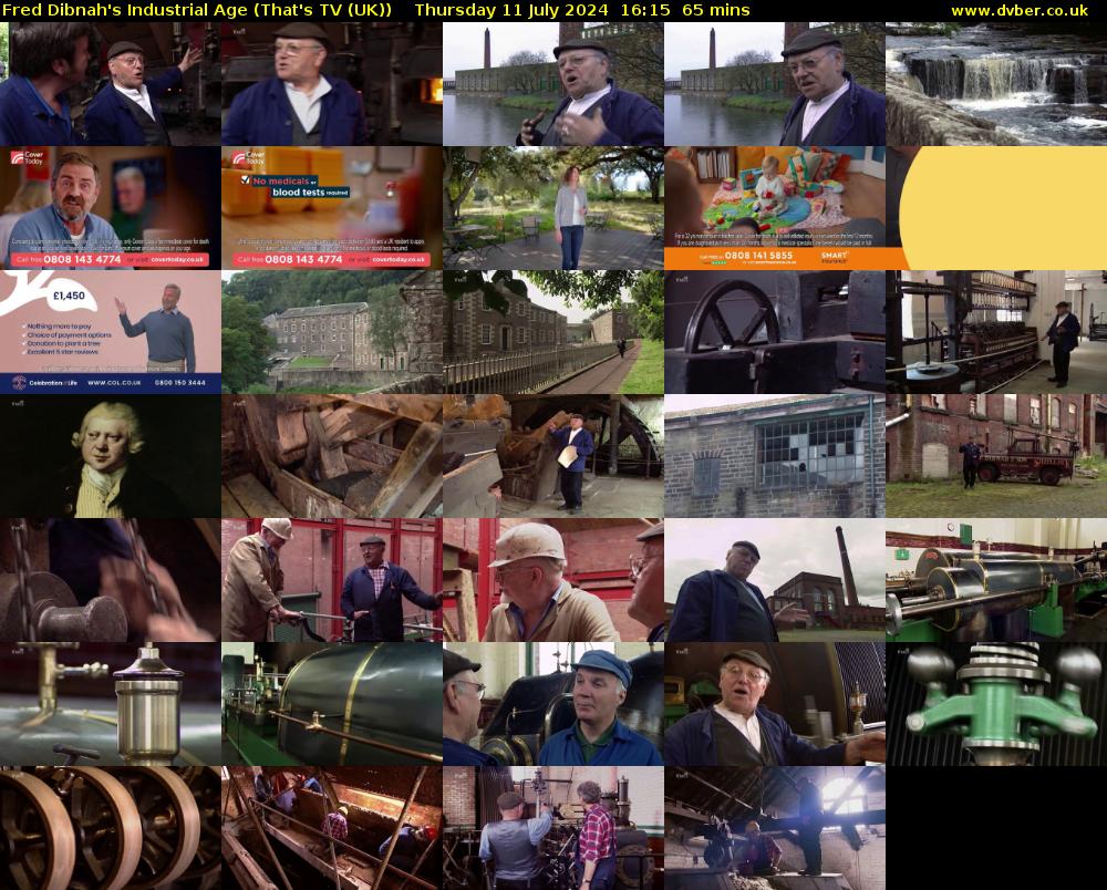 Fred Dibnah's Industrial Age (That's TV (UK)) Thursday 11 July 2024 16:15 - 17:20