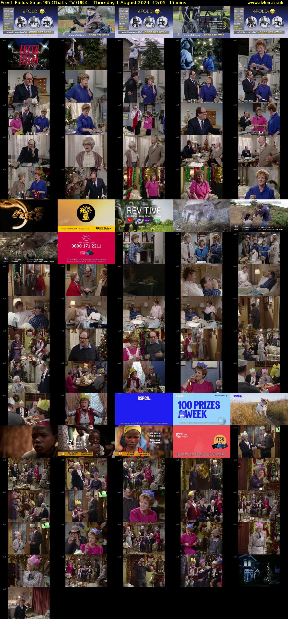 Fresh Fields Xmas '85 (That's TV (UK)) Thursday 1 August 2024 12:05 - 12:50