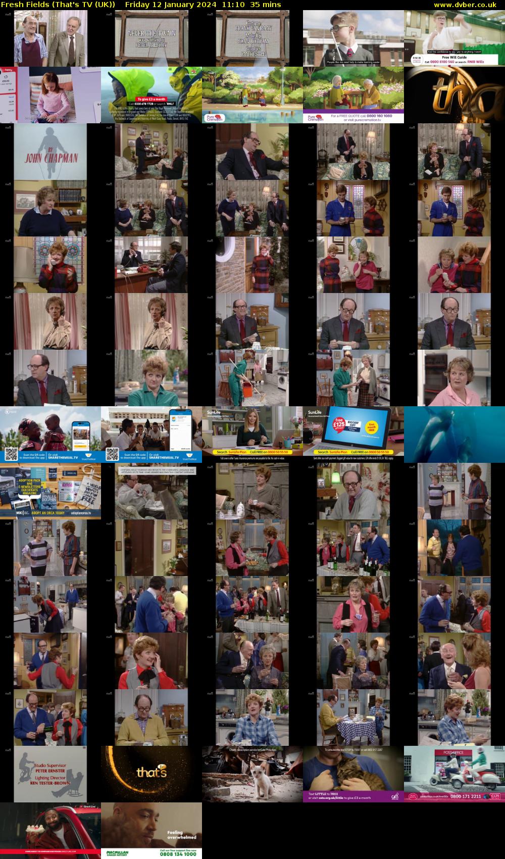 Fresh Fields (That's TV (UK)) Friday 12 January 2024 11:10 - 11:45