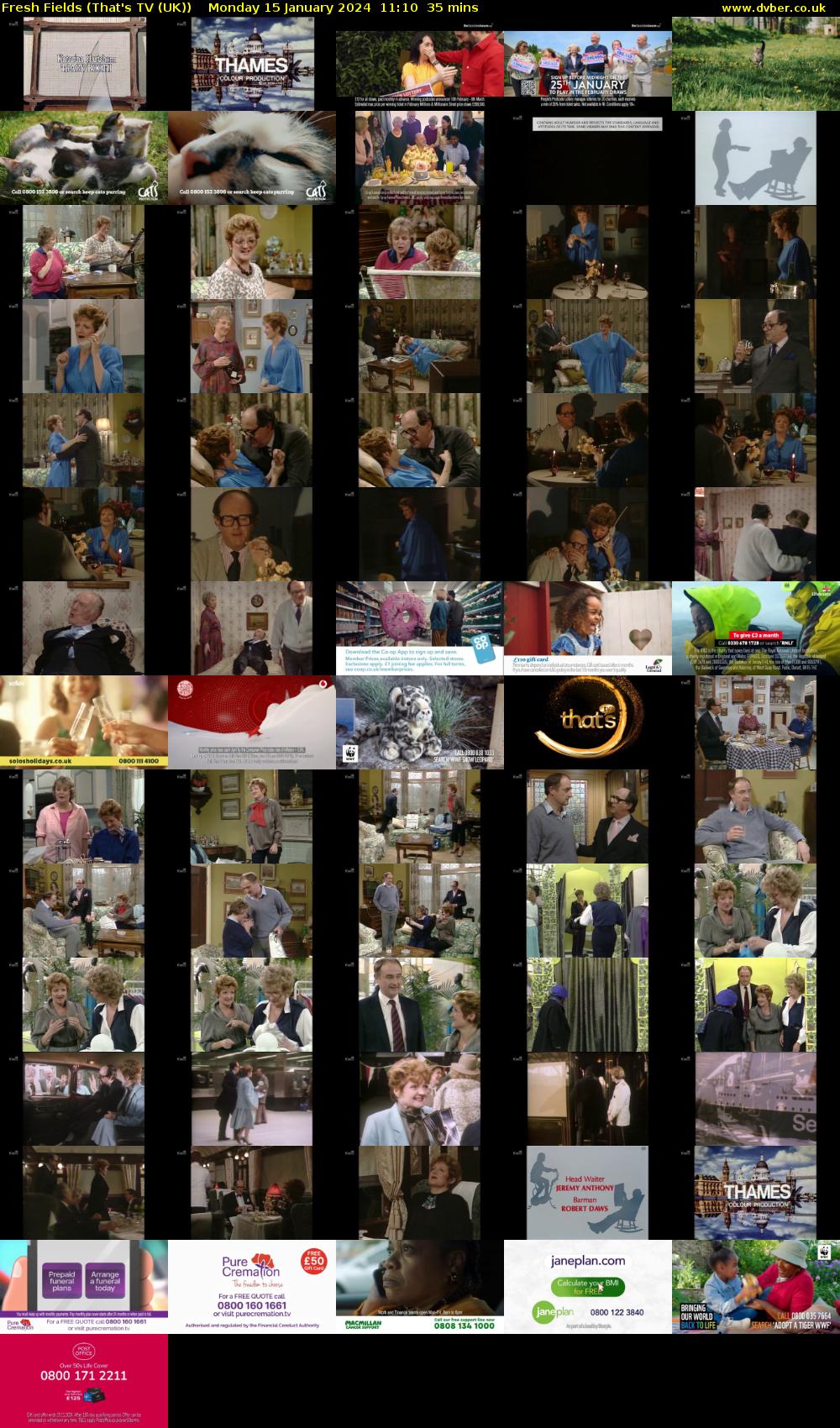 Fresh Fields (That's TV (UK)) Monday 15 January 2024 11:10 - 11:45