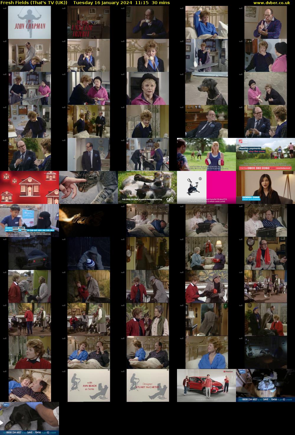 Fresh Fields (That's TV (UK)) Tuesday 16 January 2024 11:15 - 11:45