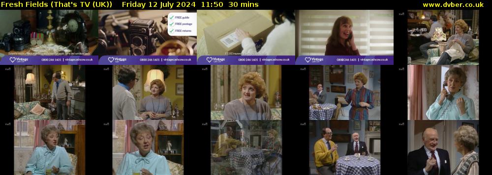 Fresh Fields (That's TV (UK)) Friday 12 July 2024 11:50 - 12:20