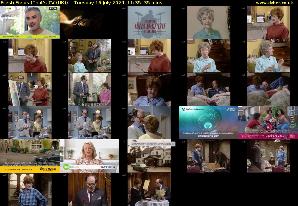 Fresh Fields (That's TV (UK)) Tuesday 16 July 2024 11:35 - 12:10
