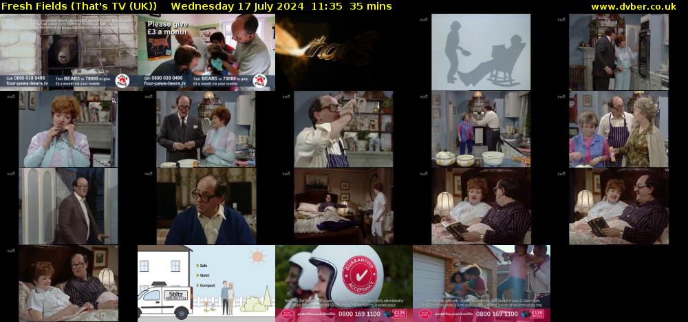 Fresh Fields (That's TV (UK)) Wednesday 17 July 2024 11:35 - 12:10